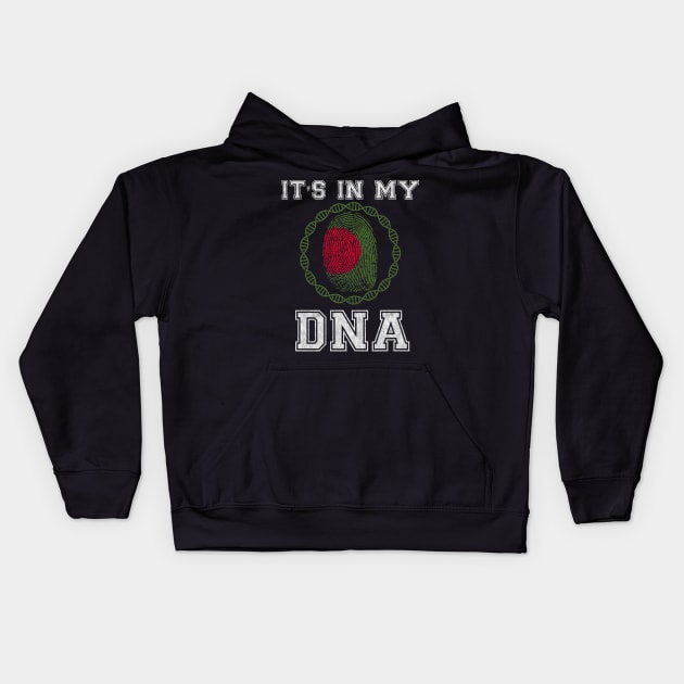 Bangladesh  It's In My DNA - Gift for Bengali From Bangladesh Kids Hoodie by Country Flags